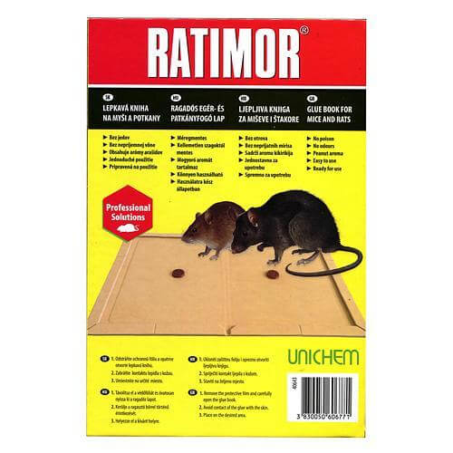 Lepová pasca na myši a potkany RATIMOR®